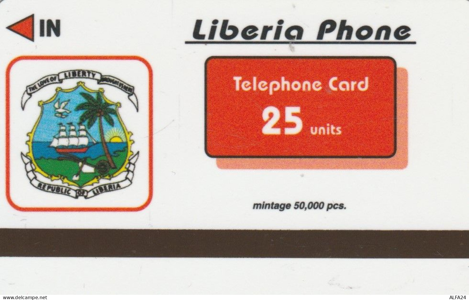 PREPAID PHONE CARD LIBERIA (CK3563 - Liberia