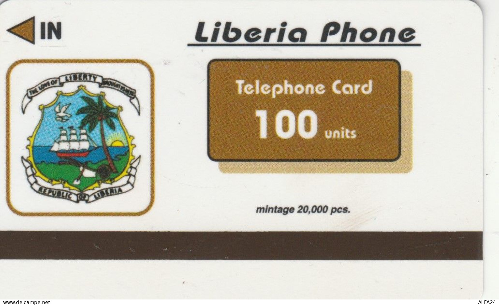PREPAID PHONE CARD LIBERIA (CK3561 - Liberia