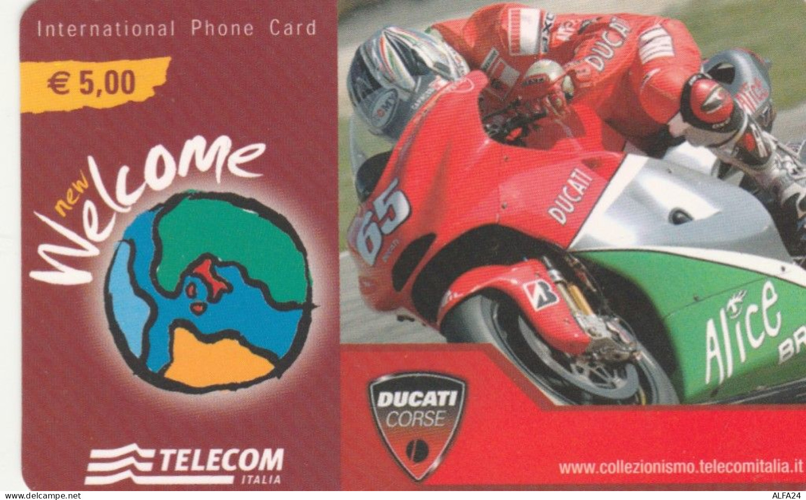 PREPAID PHONE CARD ITALIA WELCOME WBM (CK3222 - Schede GSM, Prepagate & Ricariche