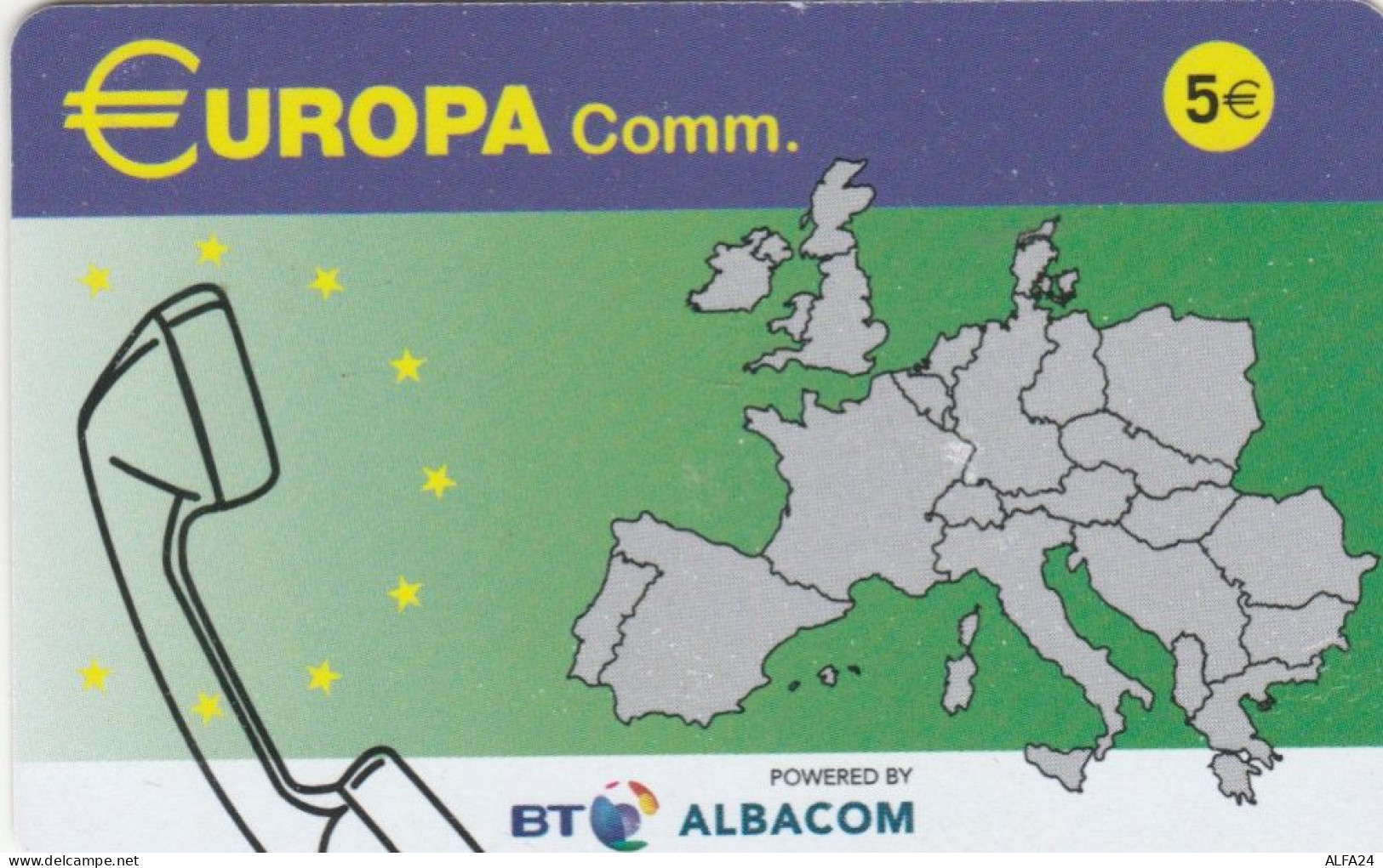 PREPAID PHONE CARD ITALIA ALBACOM (CK3172 - Schede GSM, Prepagate & Ricariche