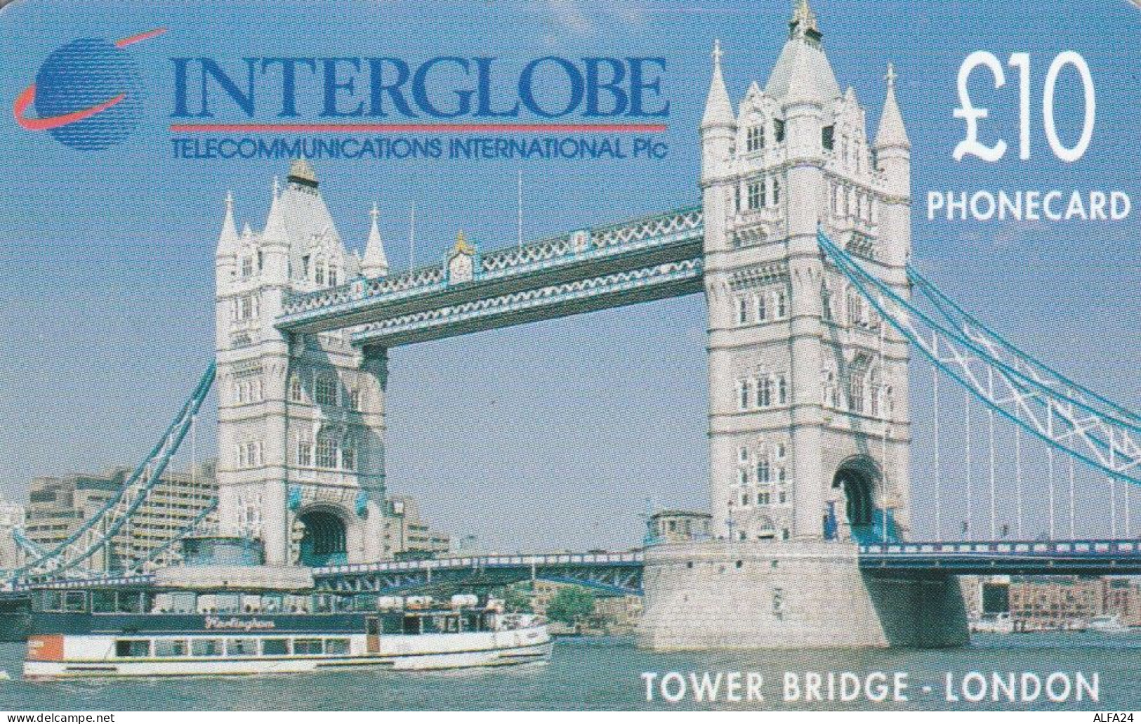 PREPAID PHONE CARD REGNO UNITO INTERGLOBE (CK4493 - BT Cartes Mondiales (Prépayées)
