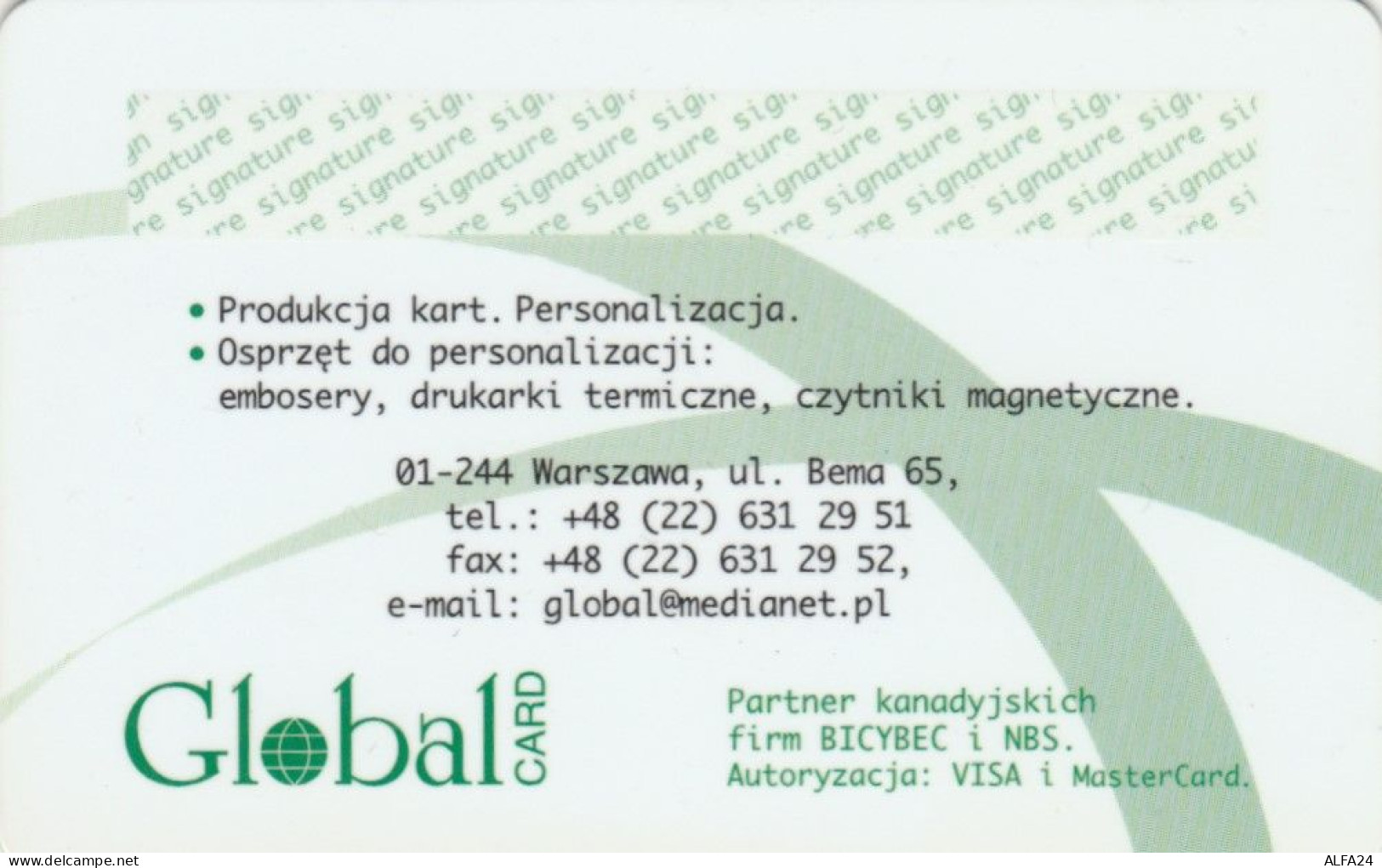 PREPAID PHONE CARD POLONIA (CK4472 - Poland