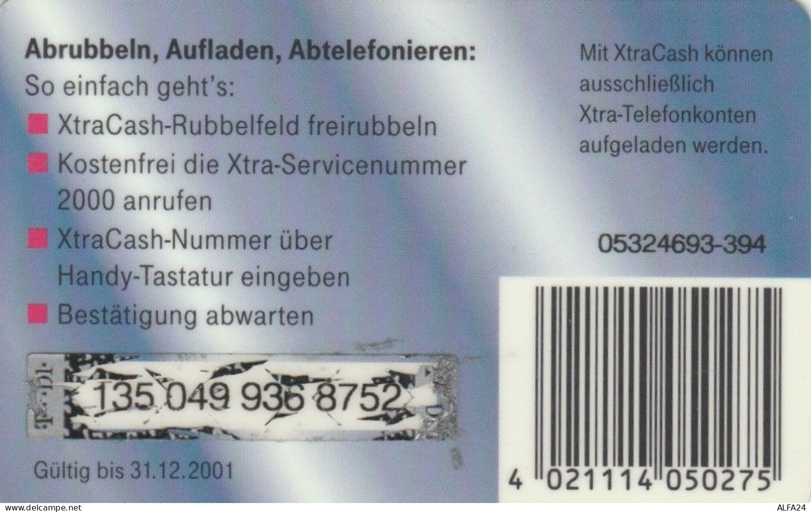 PREPAID PHONE CARD GERMANIA (CK4264 - [2] Prepaid