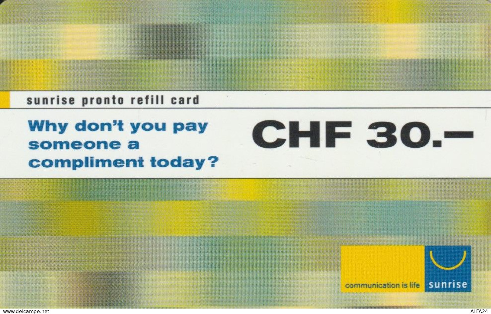 PREPAID PHONE CARD SVIZZERA (CK4247 - Suisse