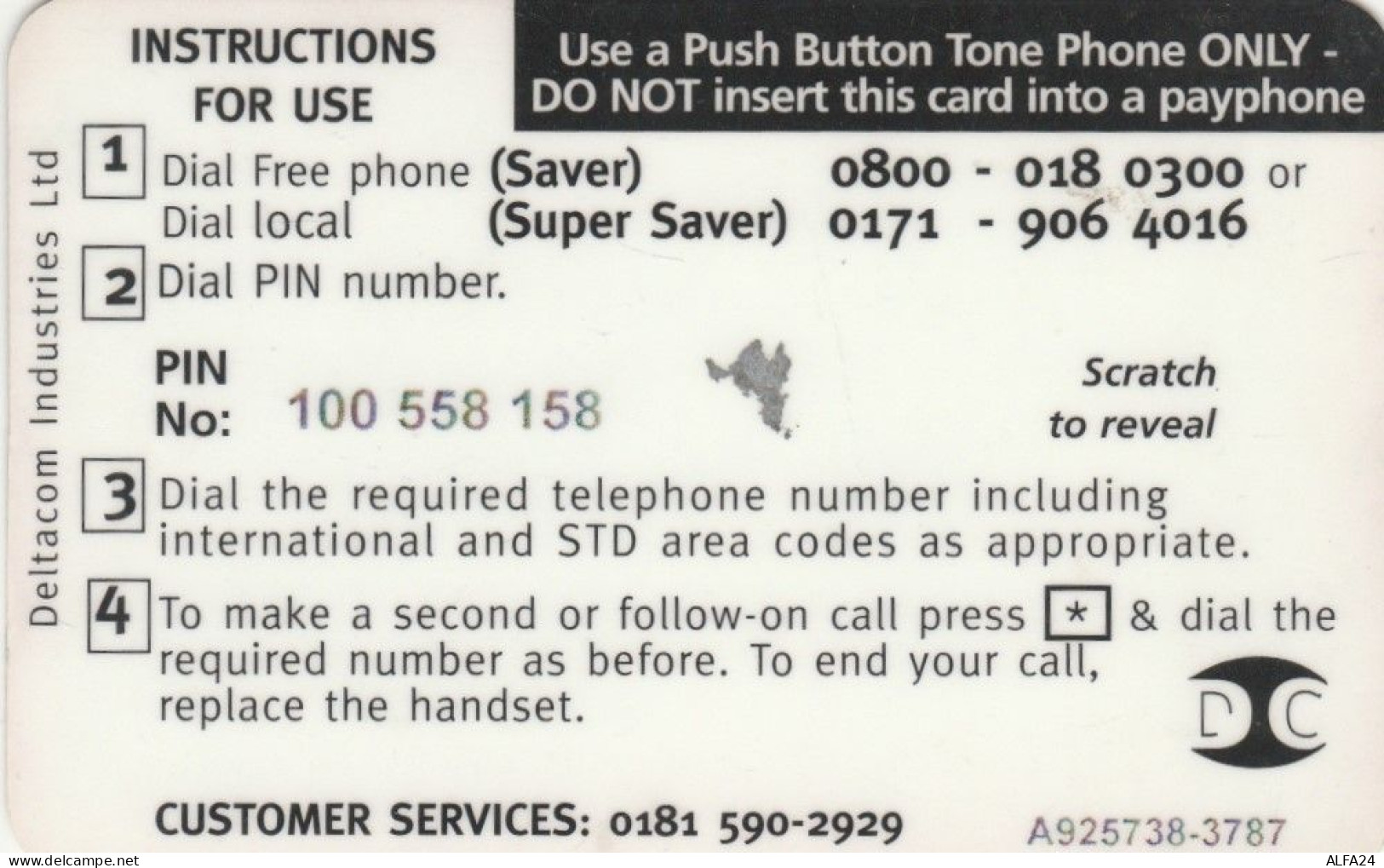 PREPAID PHONE CARD REGNO UNITO (CK4236 - BT Schede Mondiali (Prepagate)