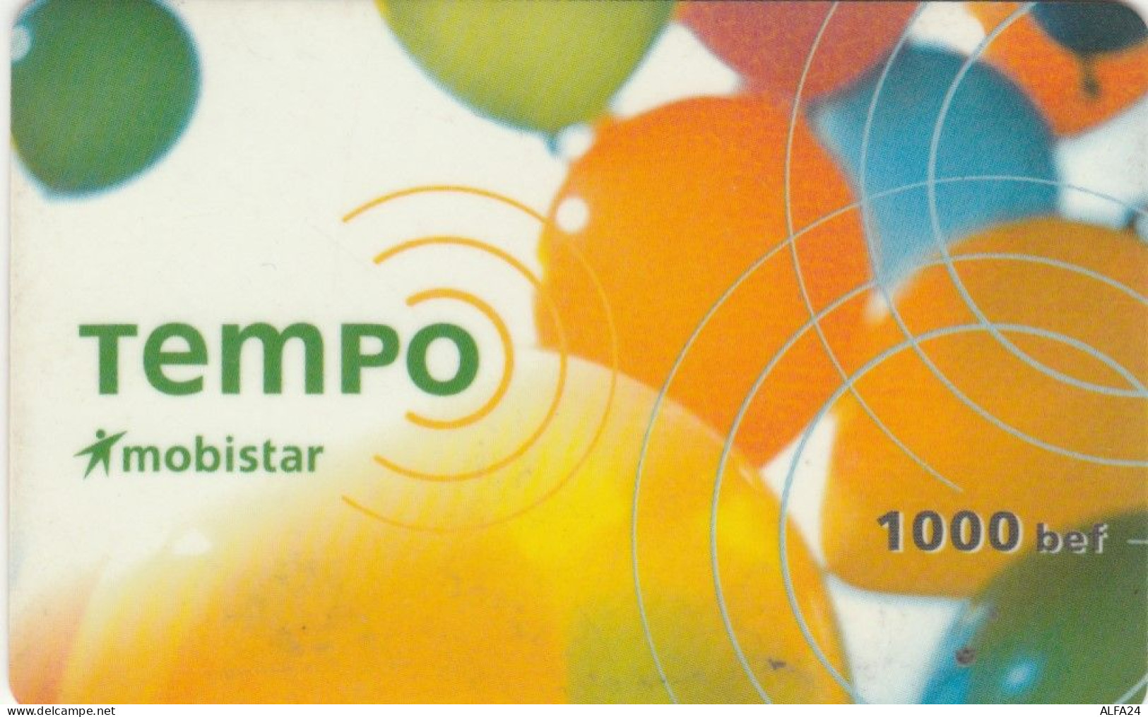 PREPAID PHONE CARD BELGIO (CK4168 - GSM-Kaarten, Herlaadbaar & Voorafbetaald