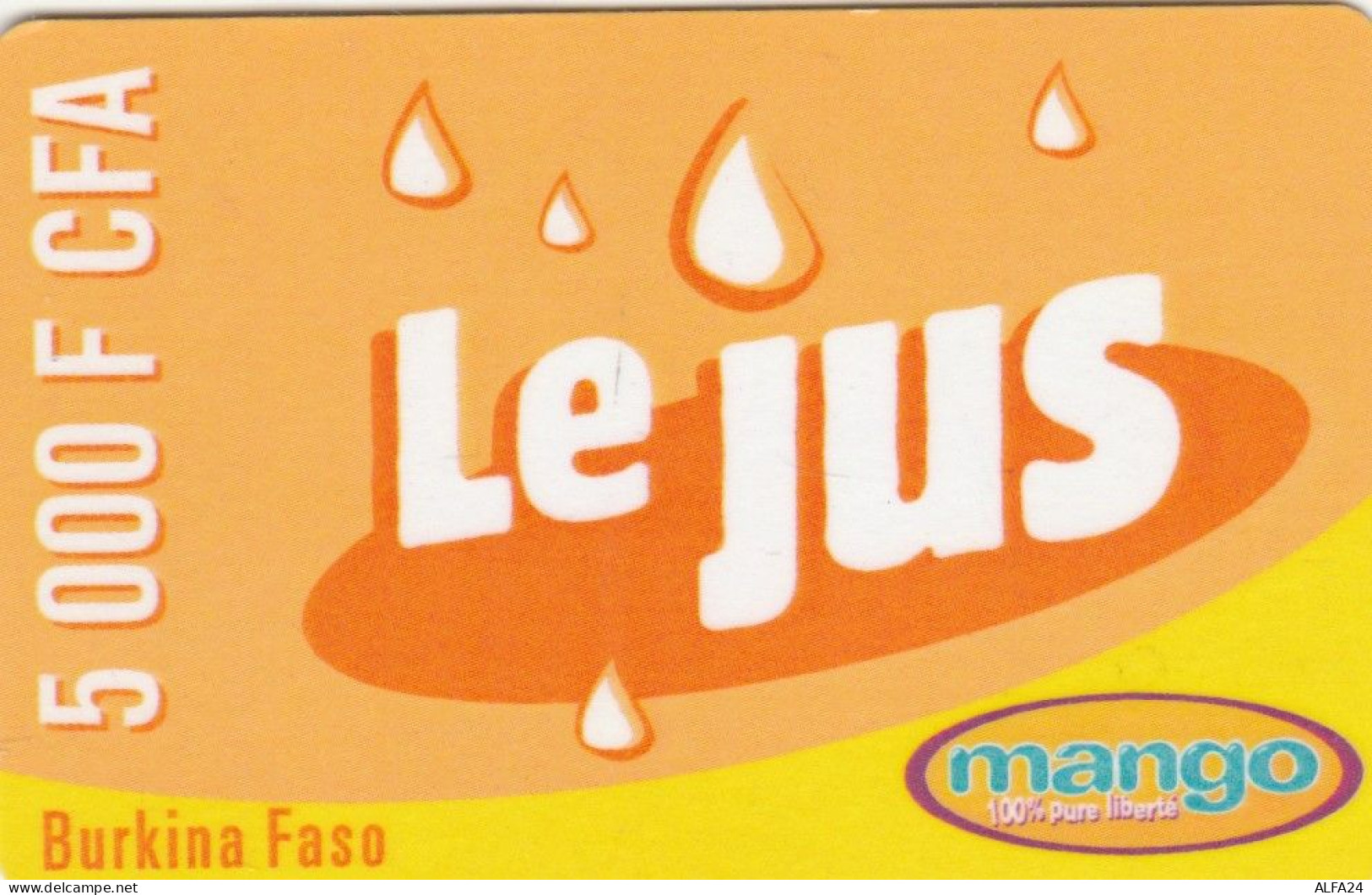 PREPAID PHONE CARD BURKINA FASO (CK4124 - Burkina Faso