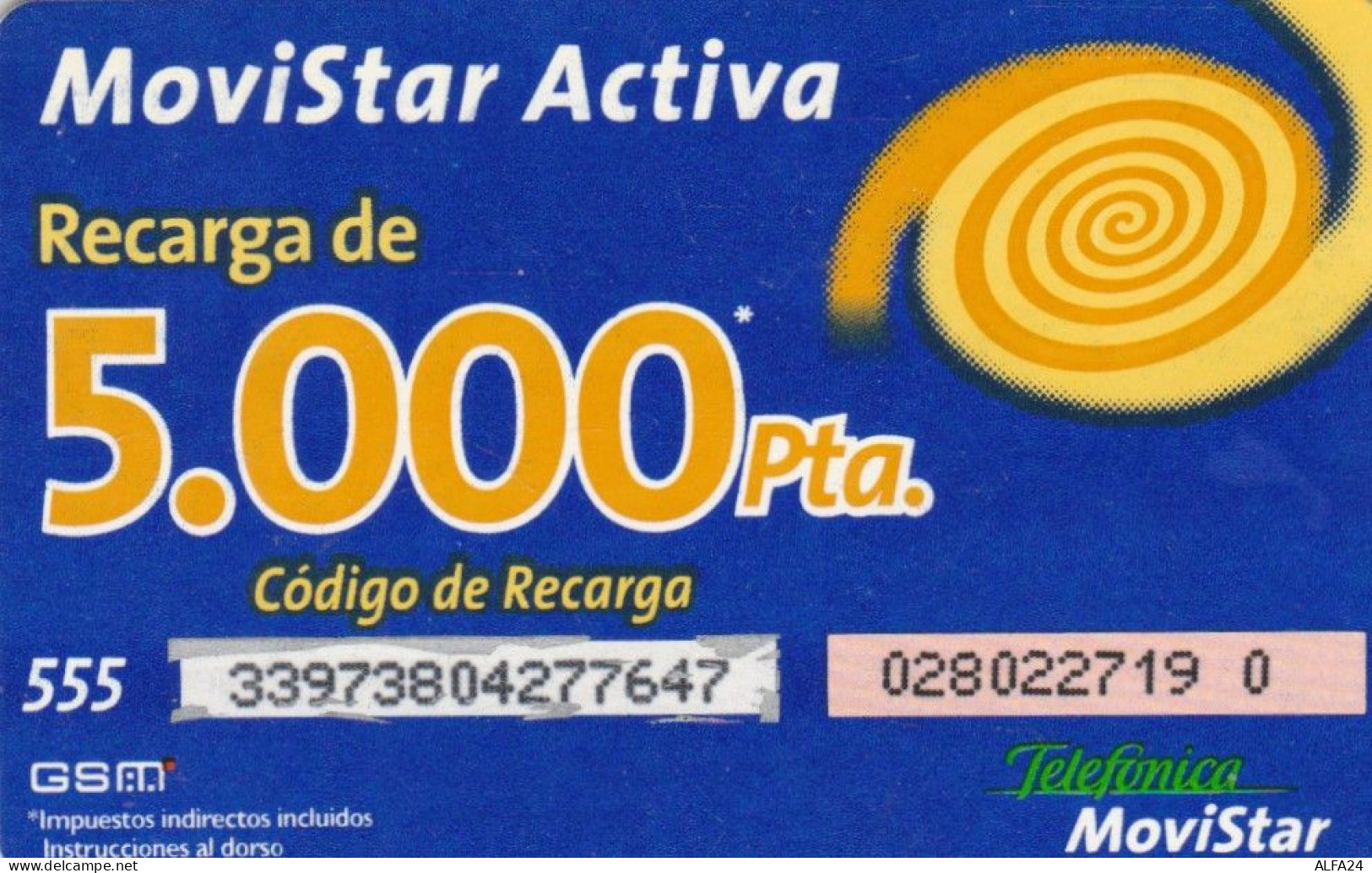PREPAID PHONE CARD SPAGNA (CK4170 - Other & Unclassified