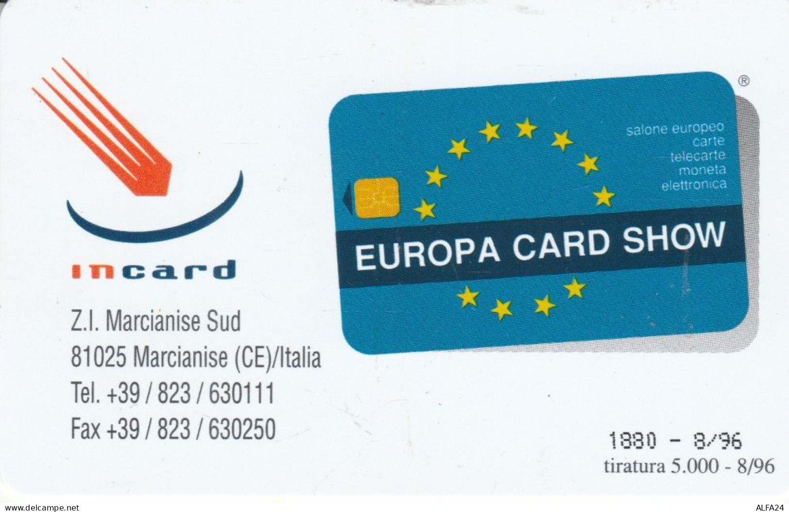 PHONE CARD CC 5521 PROTOTIPO INCARD NAPOLI (CK3834 - Tests & Services