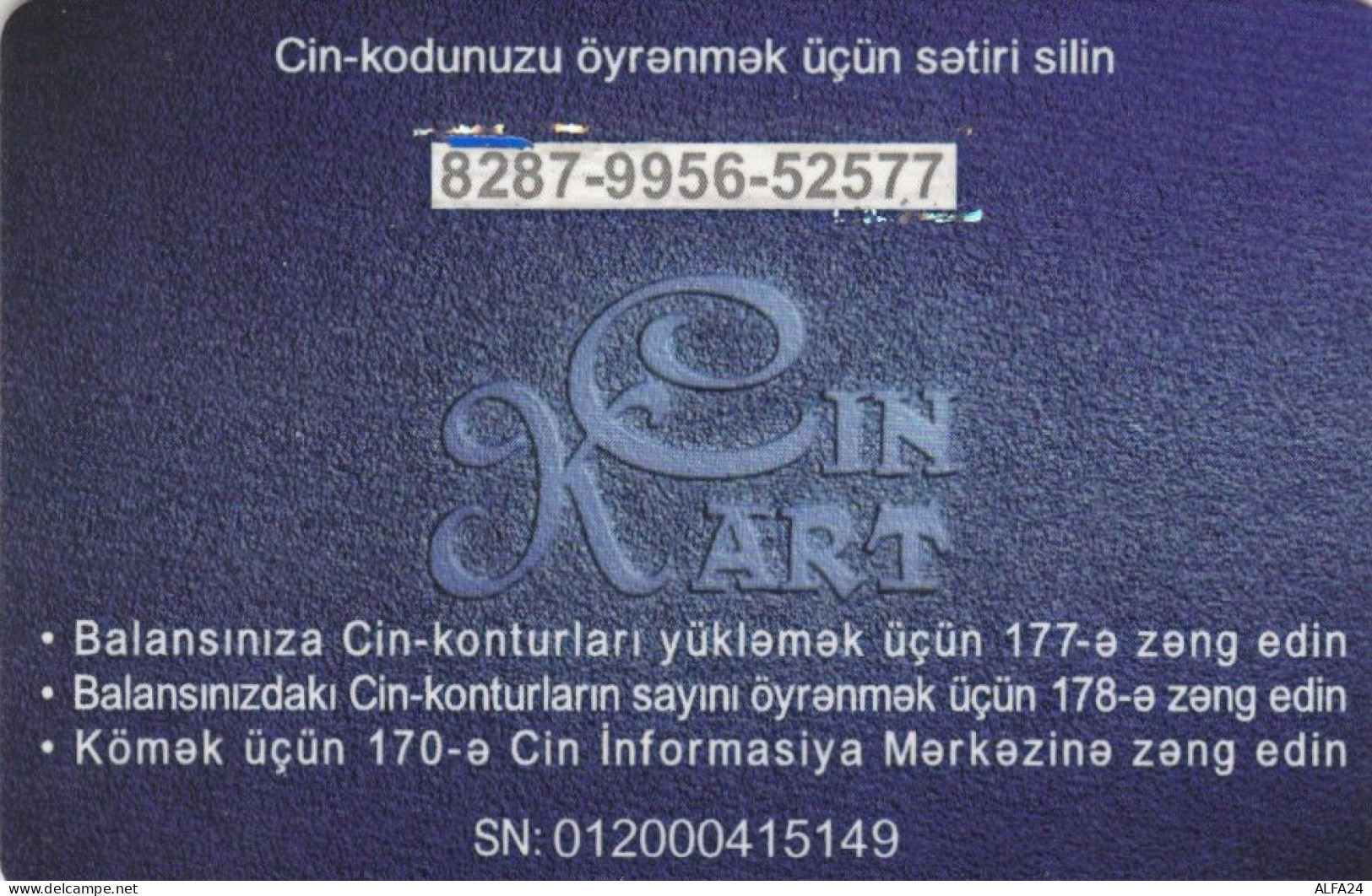 PREPAID PHONE CARD AZERBAJAN (CK4570 - Azerbaigian