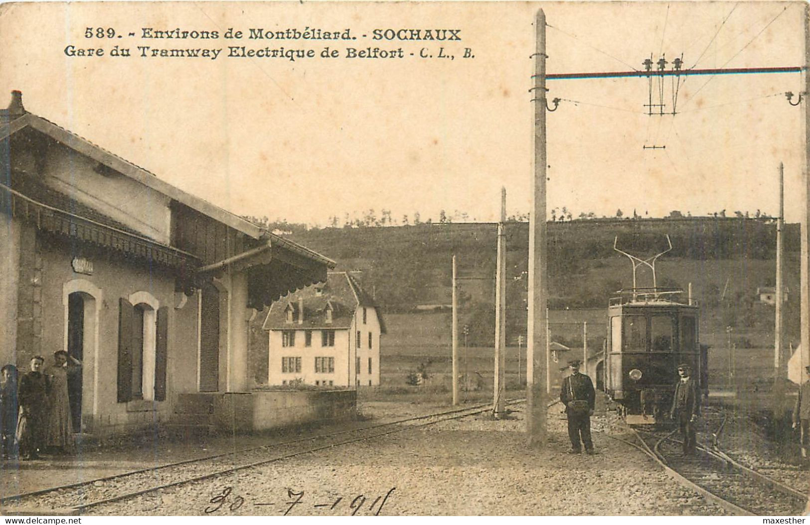 SOCHAUX Gare Du Tramway électrique De Belfort (tram) - Sochaux