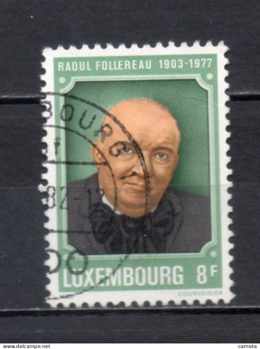 LUXEMBOURG    N° 1005     OBLITERE   COTE 0.40€    FOLLEREAU - Used Stamps