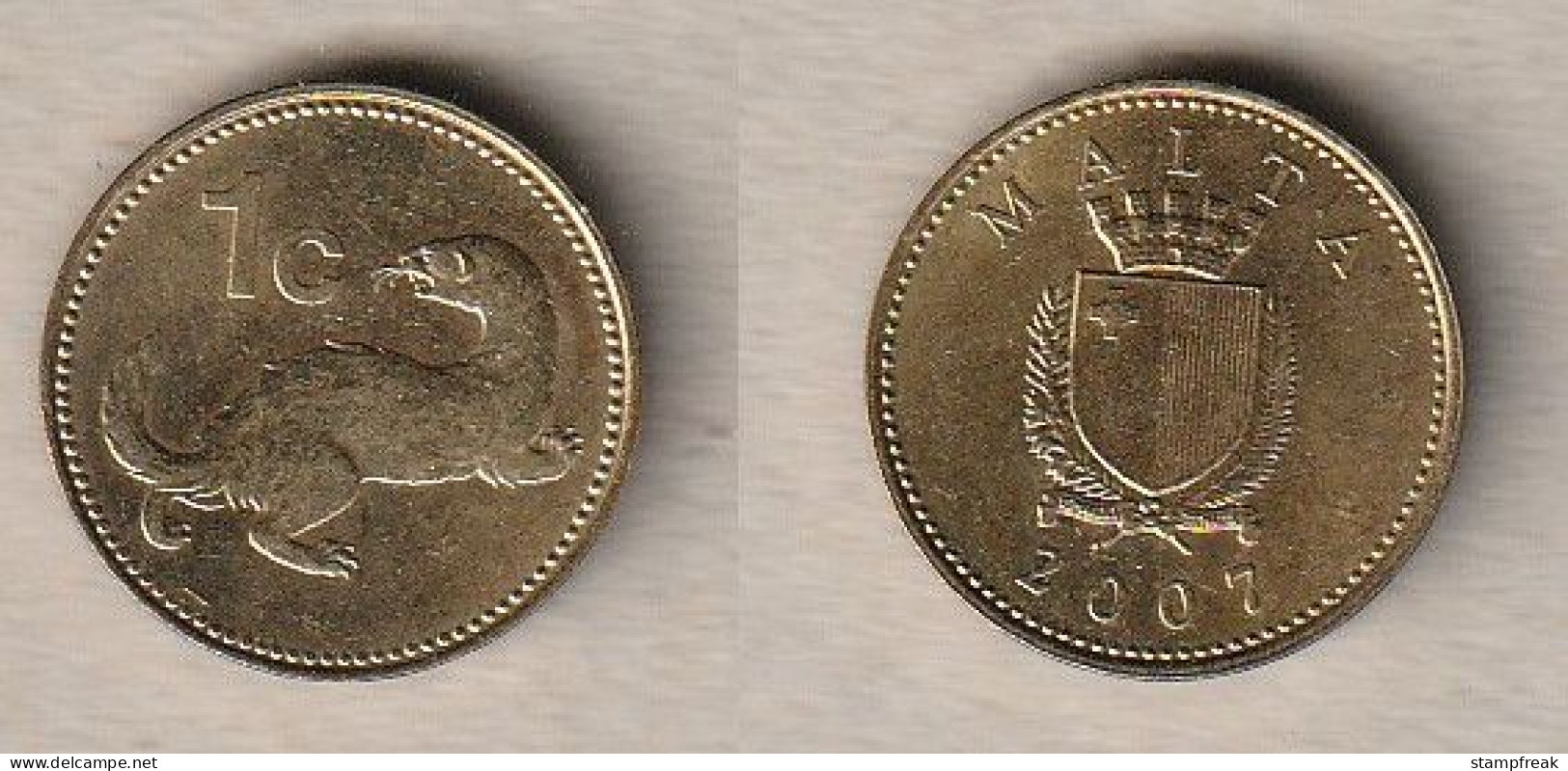 00645) Malta, 1 Cent 2007 - Malte