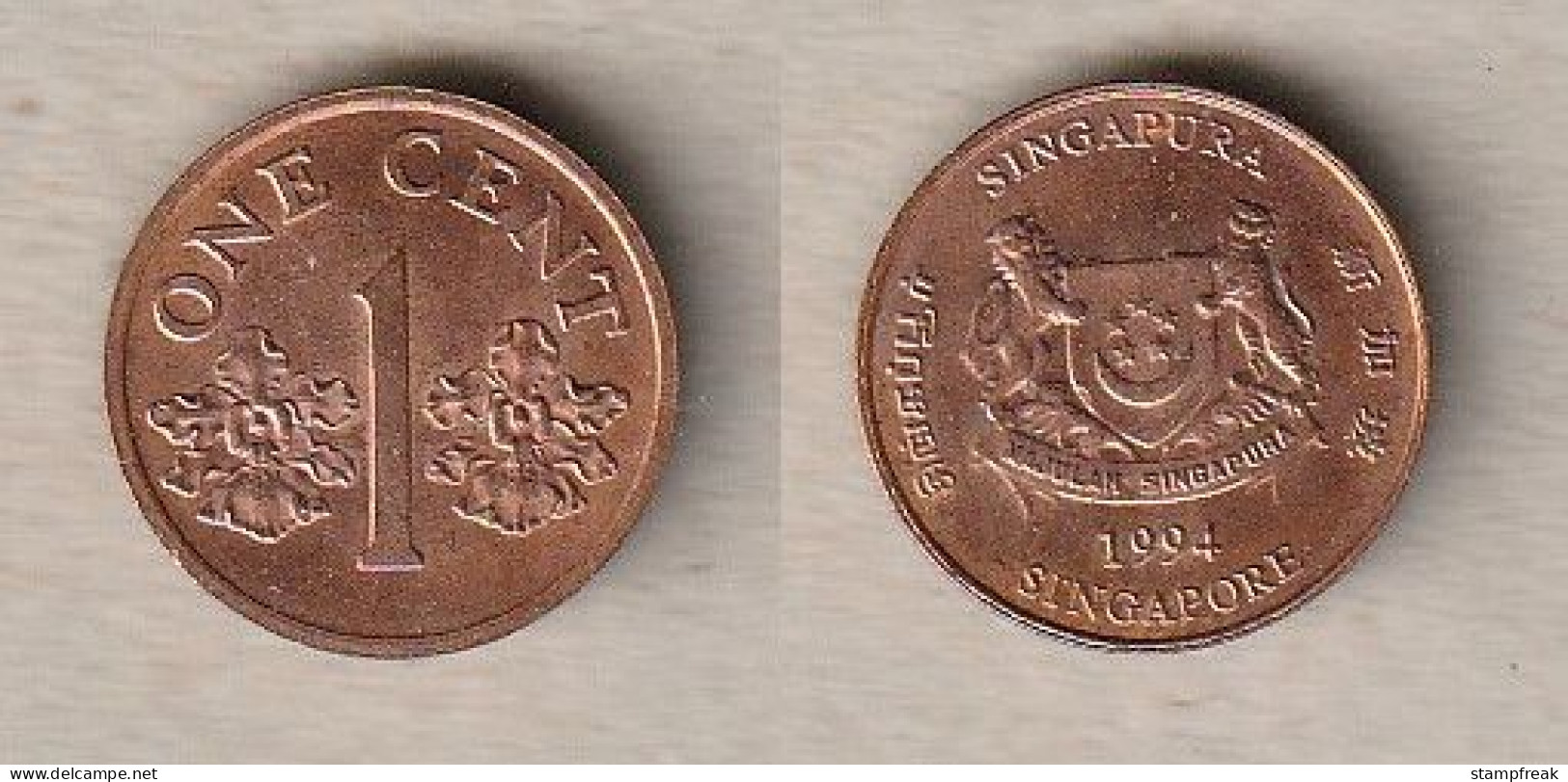 00650) Singapur, 1 Cent 1994 - Singapour