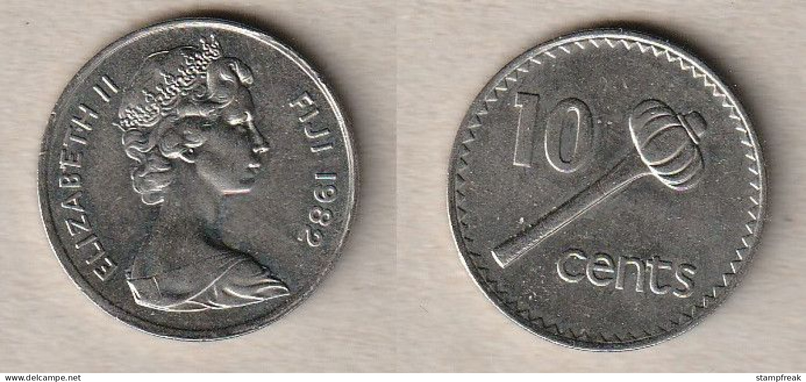 00657) Fiji, 10 Cent 1982 - Fidji