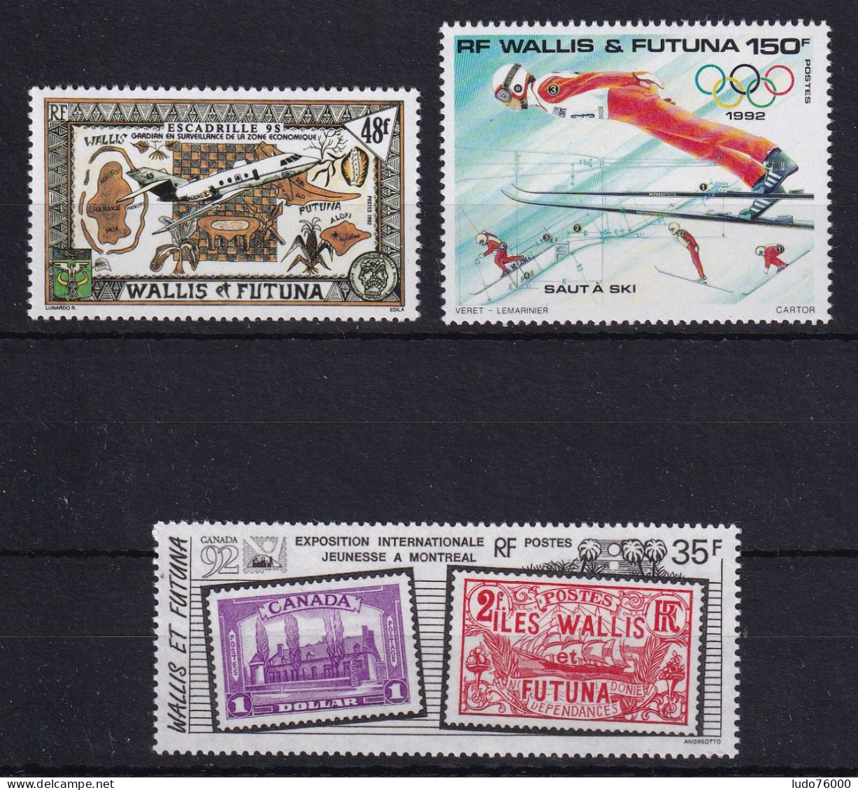 D 743 / WALLIS ET FUTUNA / N° 424/426 NEUF** COTE 7.35€ - Collections, Lots & Series