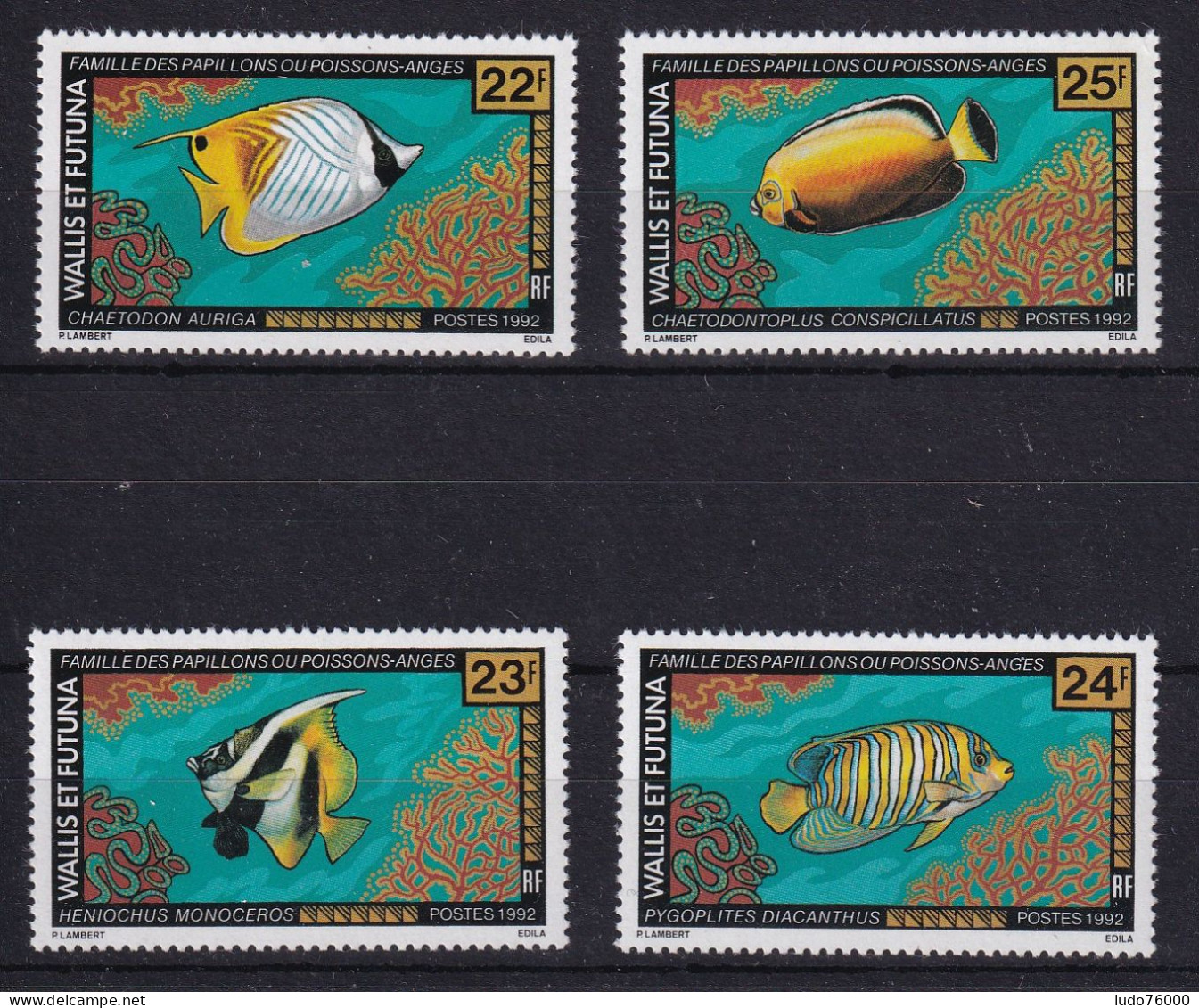 D 743 / WALLIS ET FUTUNA / N° 437/440 NEUF** COTE 8€ - Collezioni & Lotti