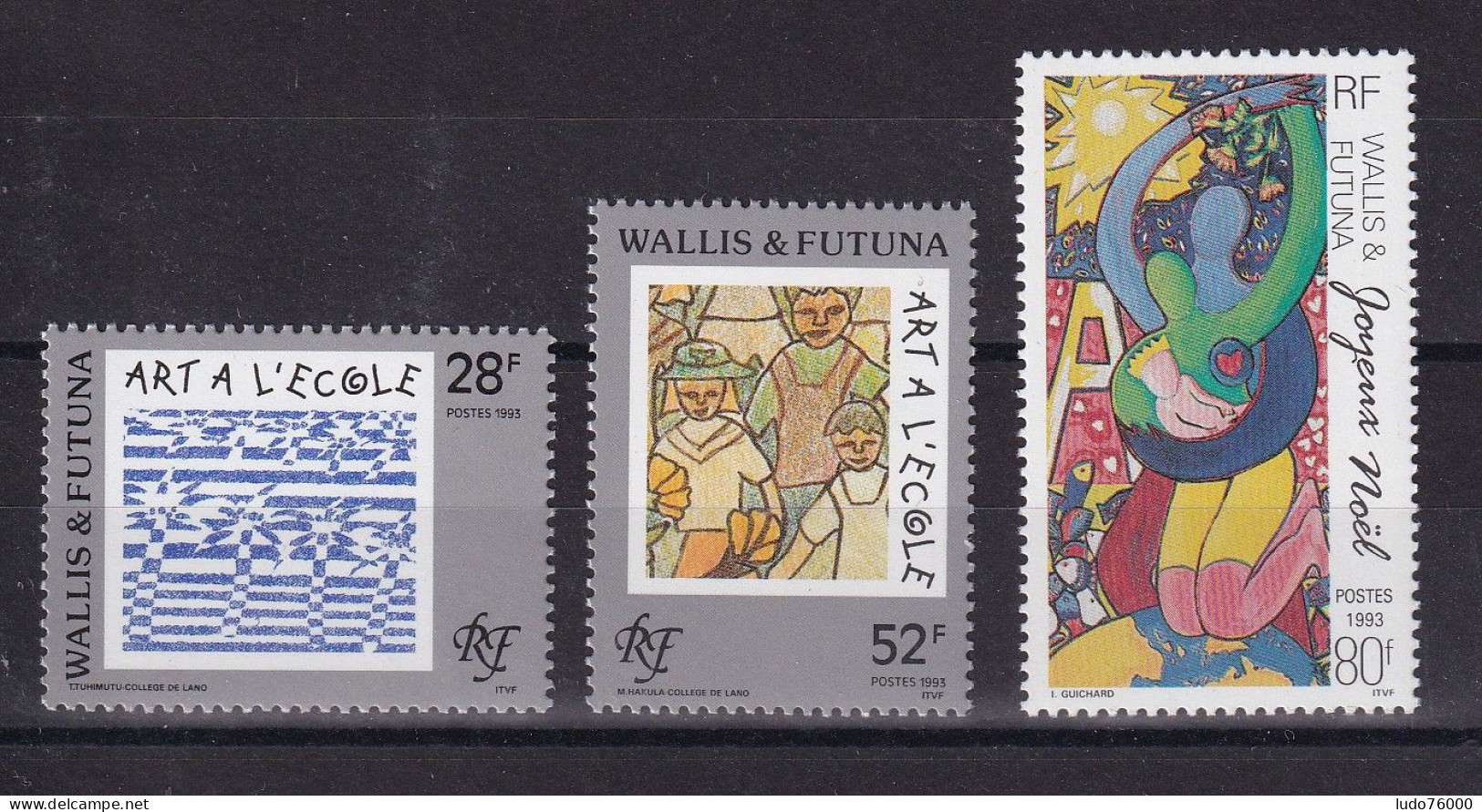 D 743 / WALLIS ET FUTUNA / N° 459/461 NEUF** COTE 5.05€ - Collections, Lots & Séries