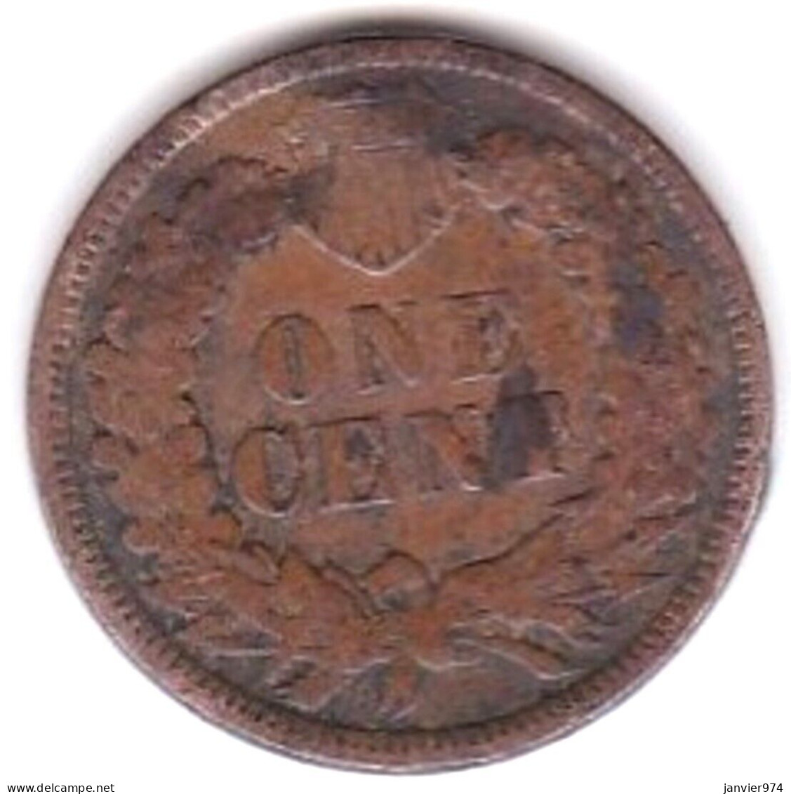 Etats Unis, 1 Cent 1894 Indian Head En Cuivre, Erreur 9 Fermé / Error 9 Closed - 1859-1909: Indian Head