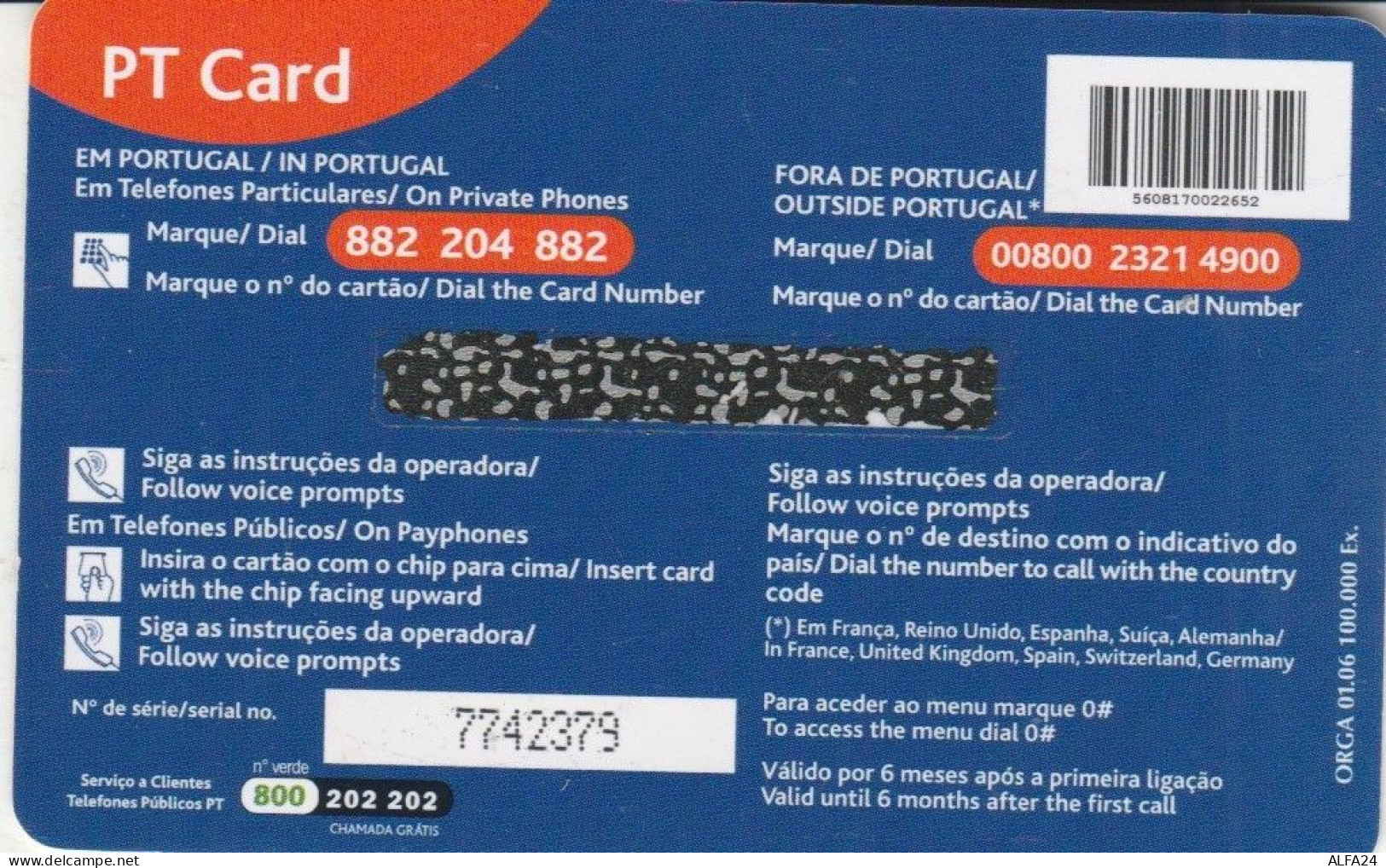 PHONE CARD PORTOGALLO (CK5409 - Portugal