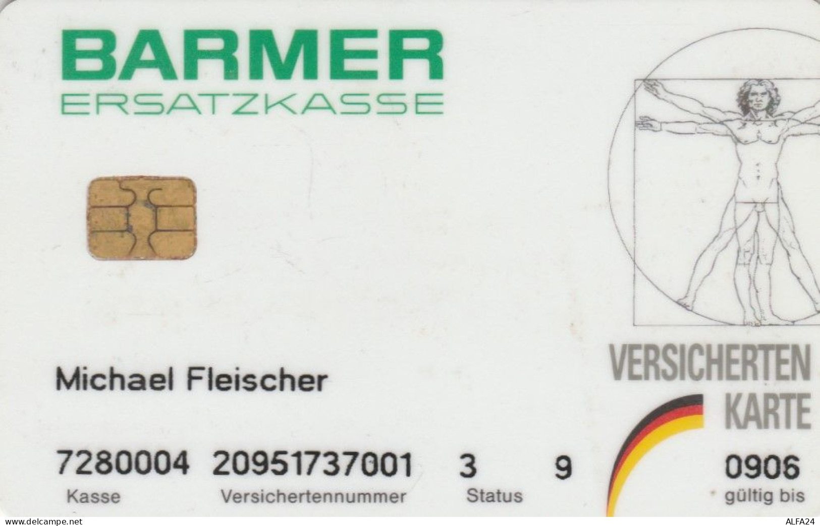 CARTA SERVIZI GERMANIA CON CHIP (CK4914 - Altri & Non Classificati