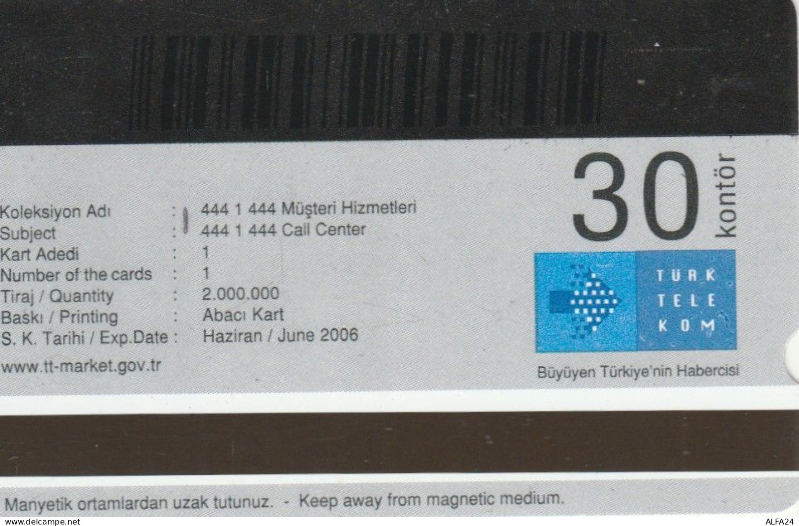 PHONE CARD TURCHIA (CK6059 - Turkey