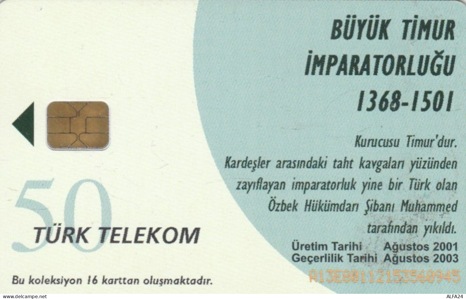 PHONE CARD TURCHIA (CK6054 - Turkey