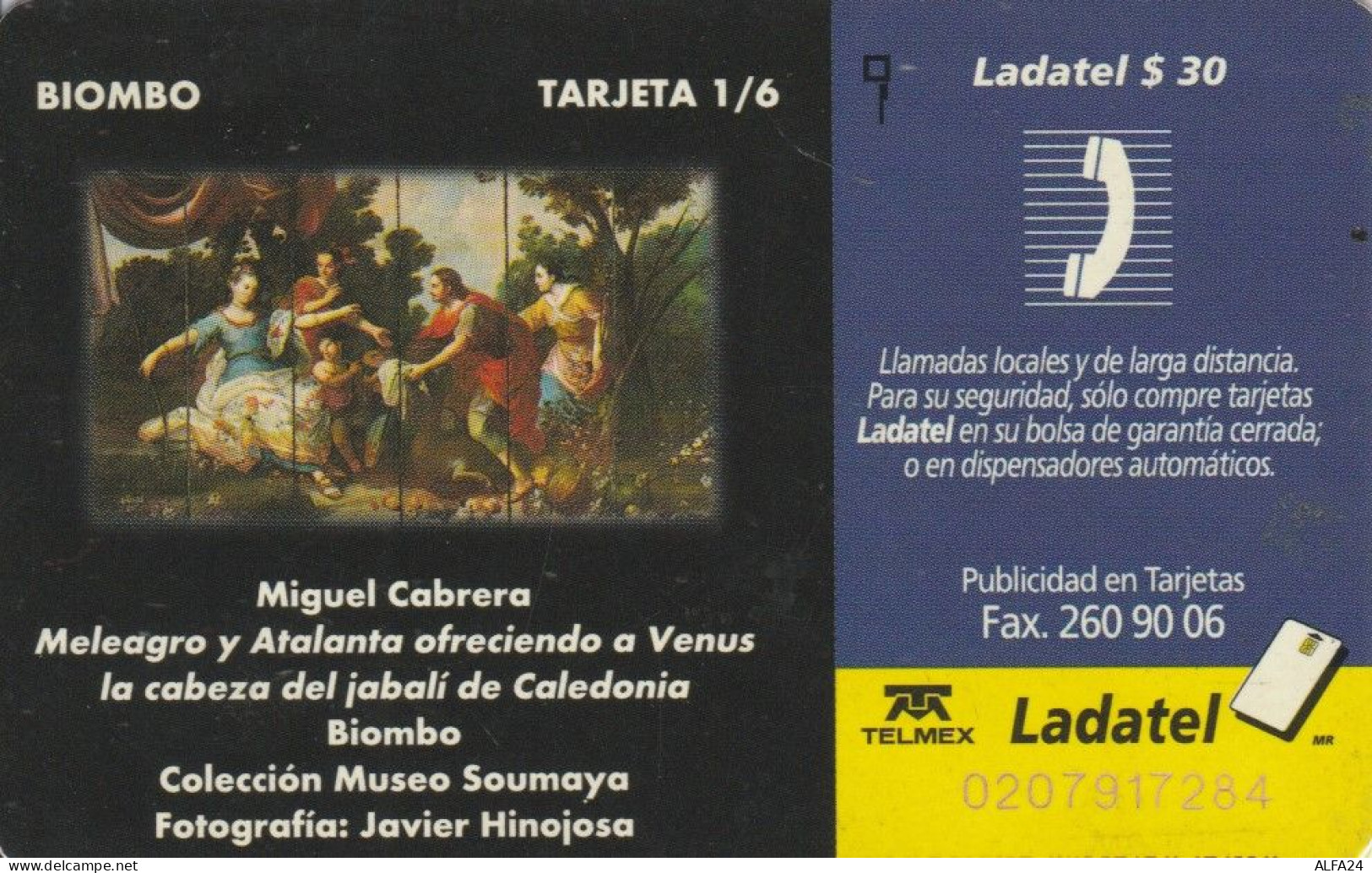 PHONE CARD MESSICO (CK6007 - Mexique