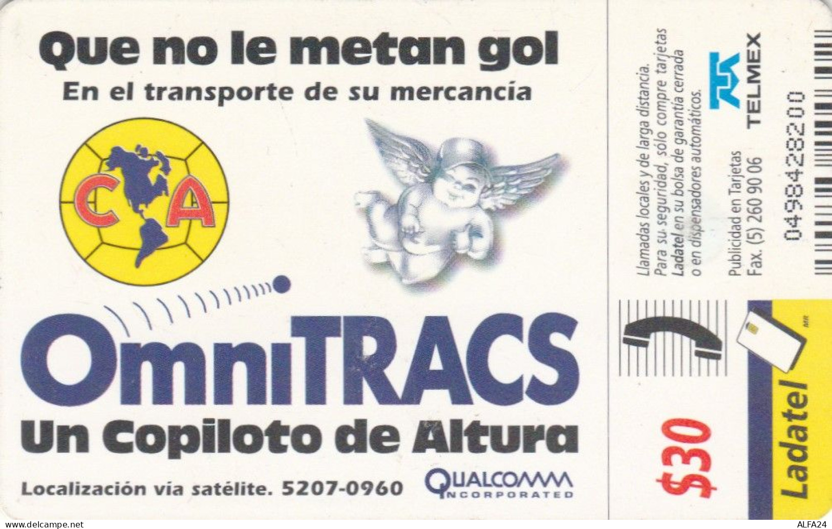PHONE CARD MESSICO (CK6000 - Mexique