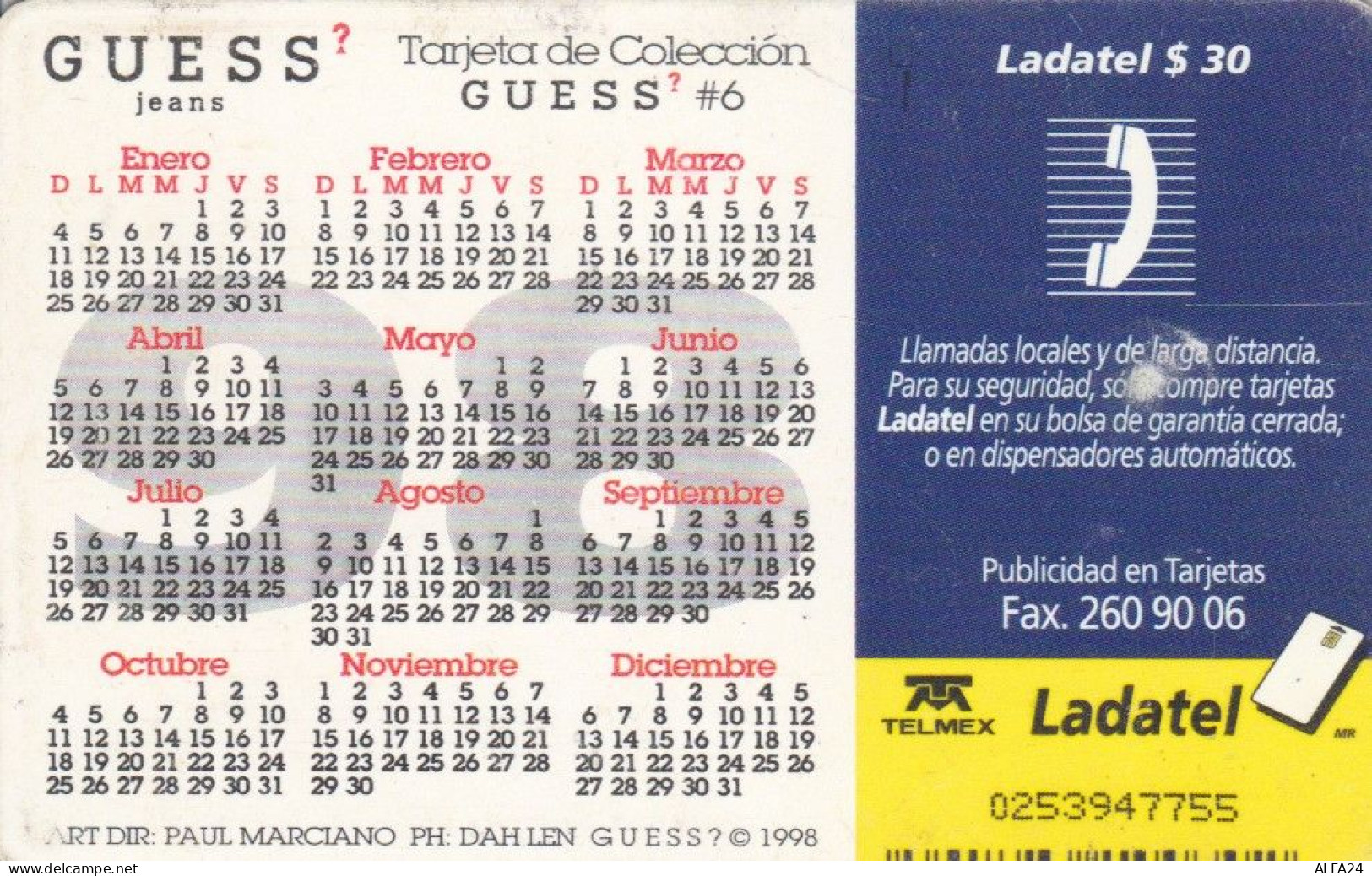 PHONE CARD MESSICO (CK5983 - Mexiko