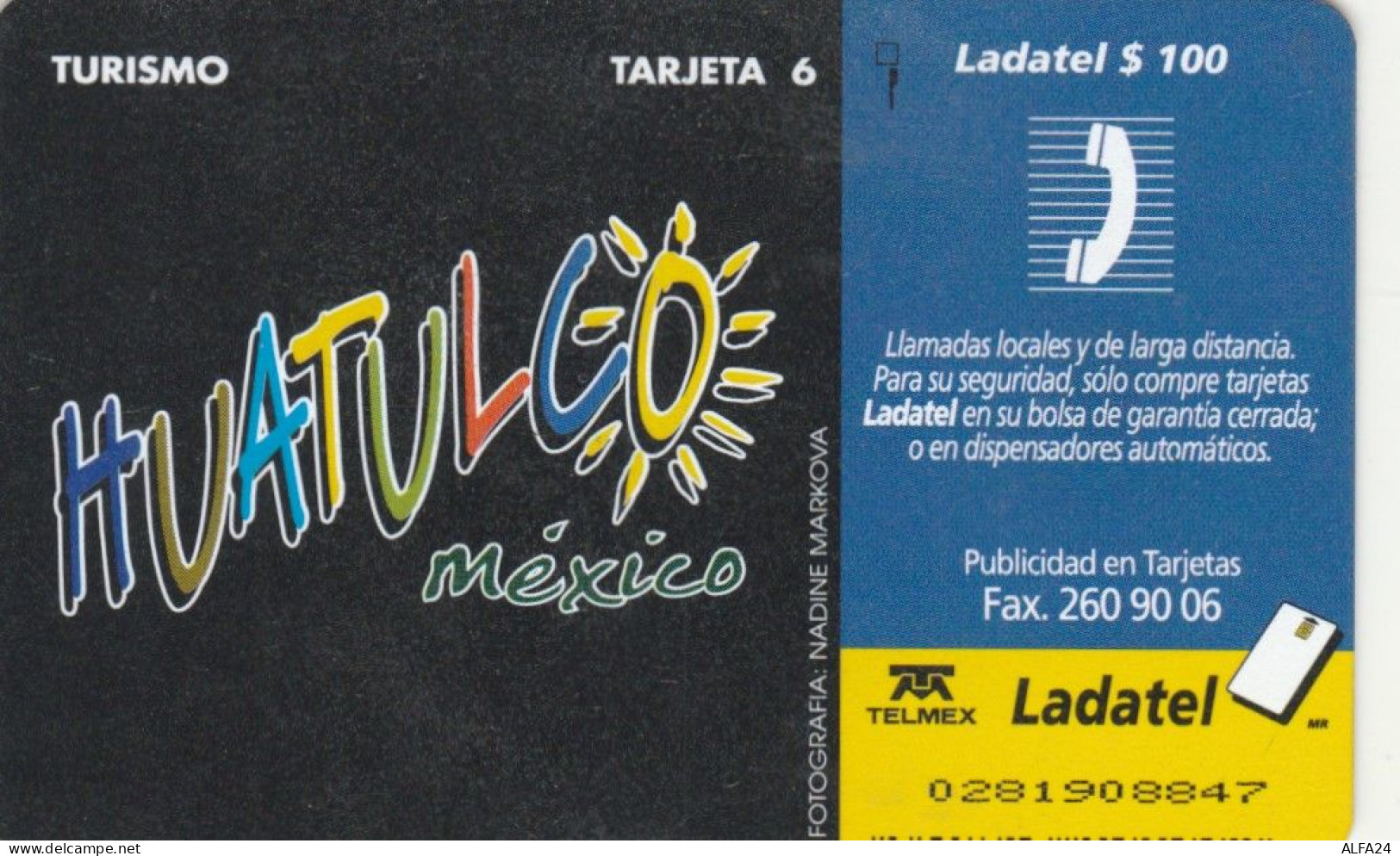 PHONE CARD MESSICO (CK5958 - Mexique