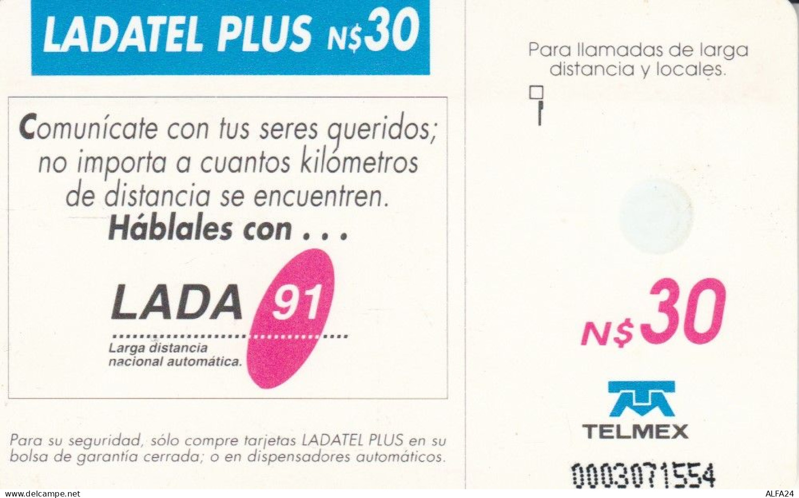 PHONE CARD MESSICO (CK5945 - Mexiko