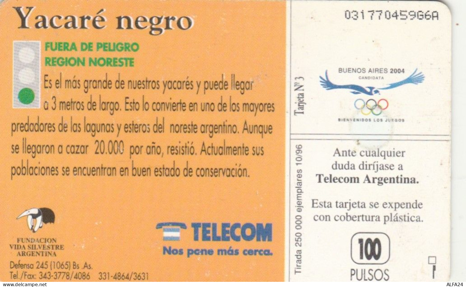 PHONE CARD ARGENTINA (CK5924 - Argentinië