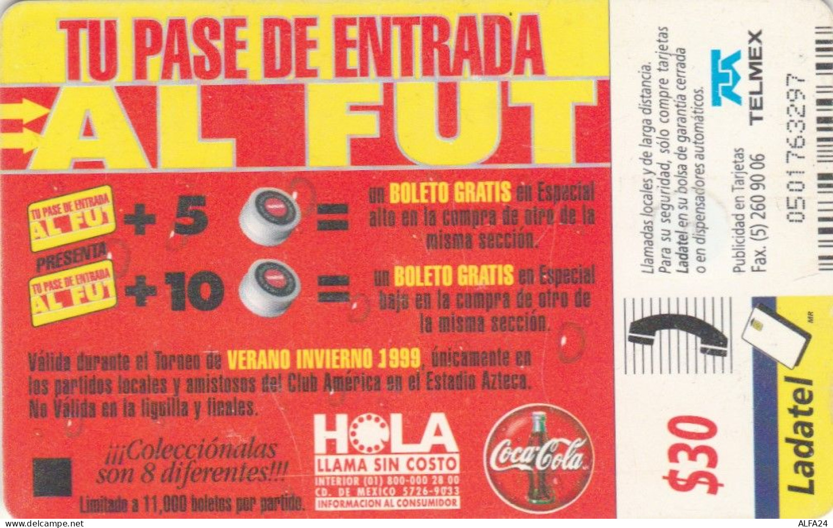 PHONE CARD MESSICO (CK5852 - Mexico