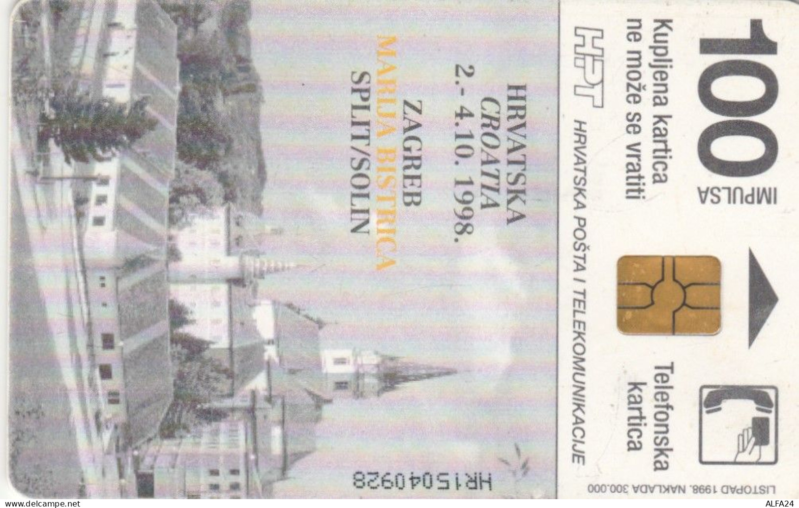 PHONE CARD CROAZIA PAPA (CK5830 - Croatie