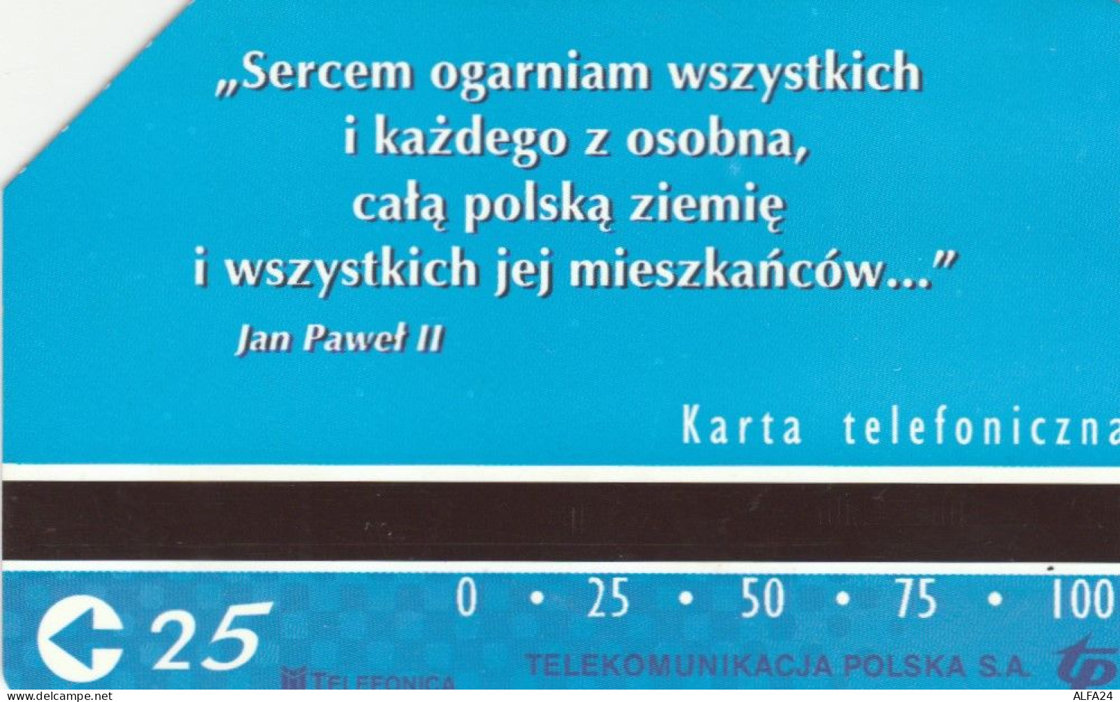 PHONE CARD POLONIA PAPA (CK5792 - Poland