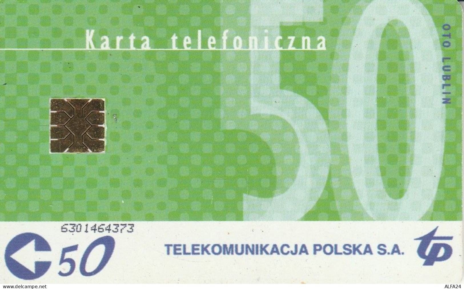 PHONE CARD POLONIA PAPA CHIP (CK5785 - Pologne