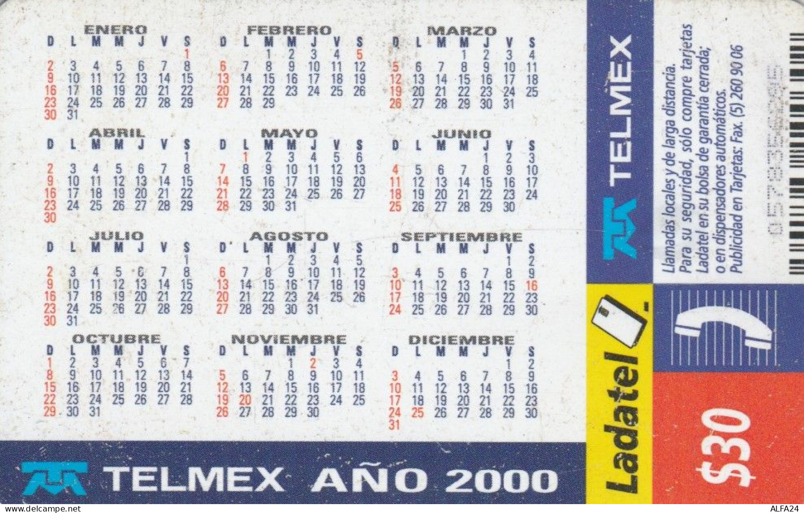 PHONE CARD MESSICO (CK5747 - Mexico