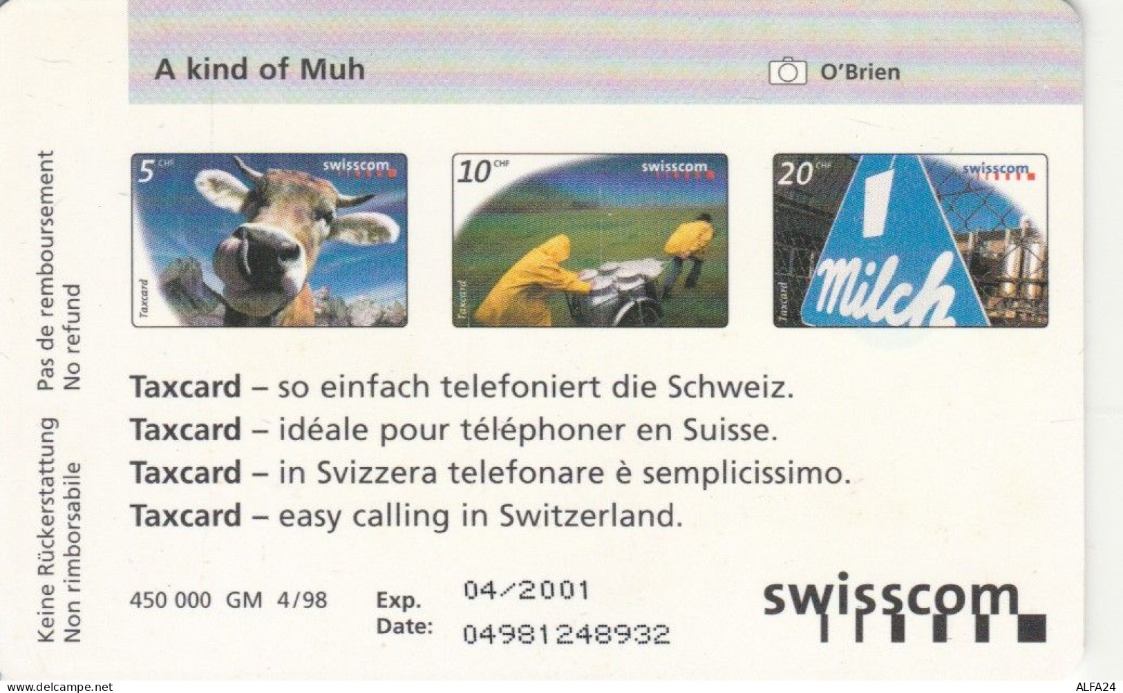 PHONE CARD SVIZZERA (CK5693 - Suisse