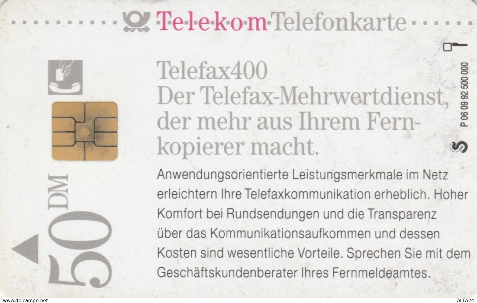 PHONE CARD GERMANIA SERIE P (CK6584 - P & PD-Series: Schalterkarten Der Dt. Telekom