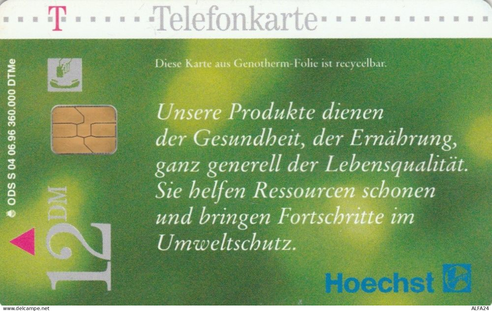 PHONE CARD GERMANIA SERIE S (CK6572 - S-Series : Sportelli Con Pubblicità Di Terzi