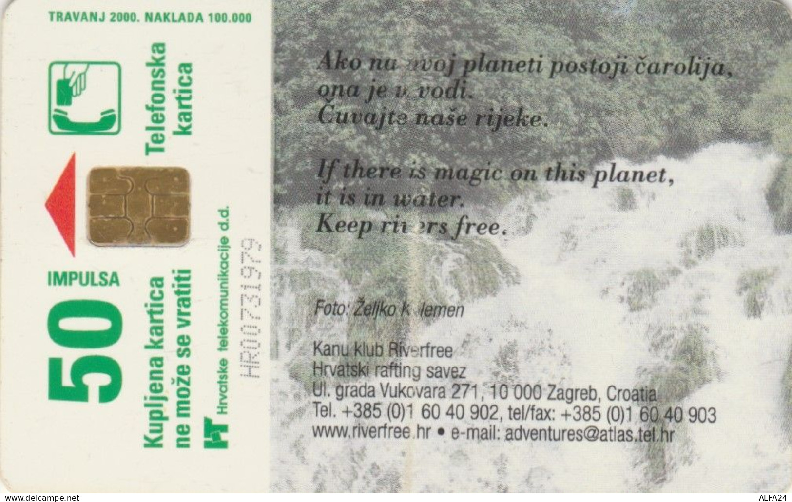 PHONE CARD CROAZIA (CK6500 - Croatie