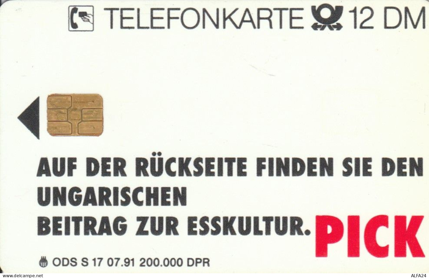 PHONE CARD GERMANIA SERIE S (CK6559 - S-Series : Tills With Third Part Ads
