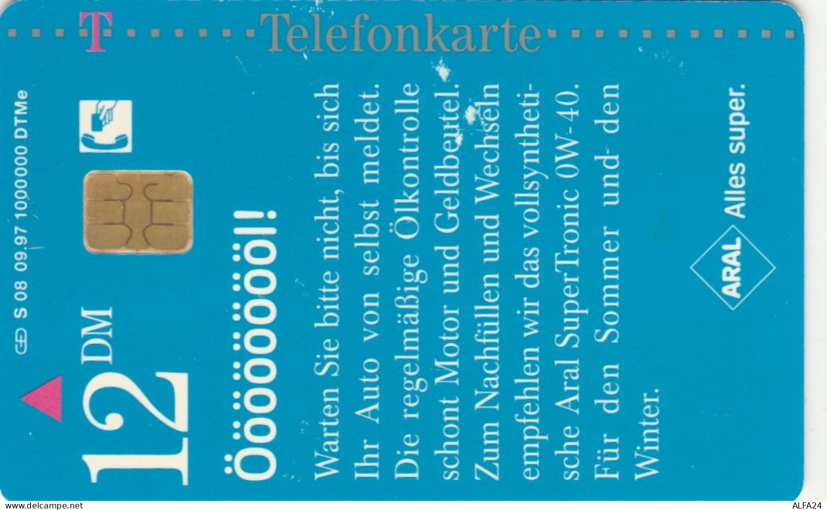 PHONE CARD GERMANIA SERIE S (CK6484 - S-Reeksen : Loketten Met Reclame Van Derden