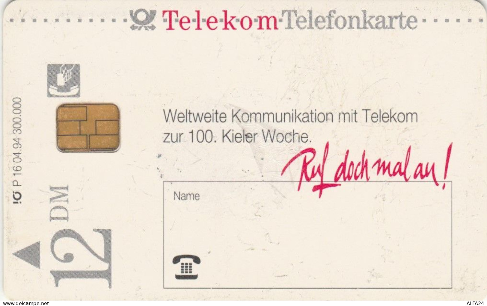 PHONE CARD GERMANIA SERIE P (CK6486 - P & PD-Series: Schalterkarten Der Dt. Telekom