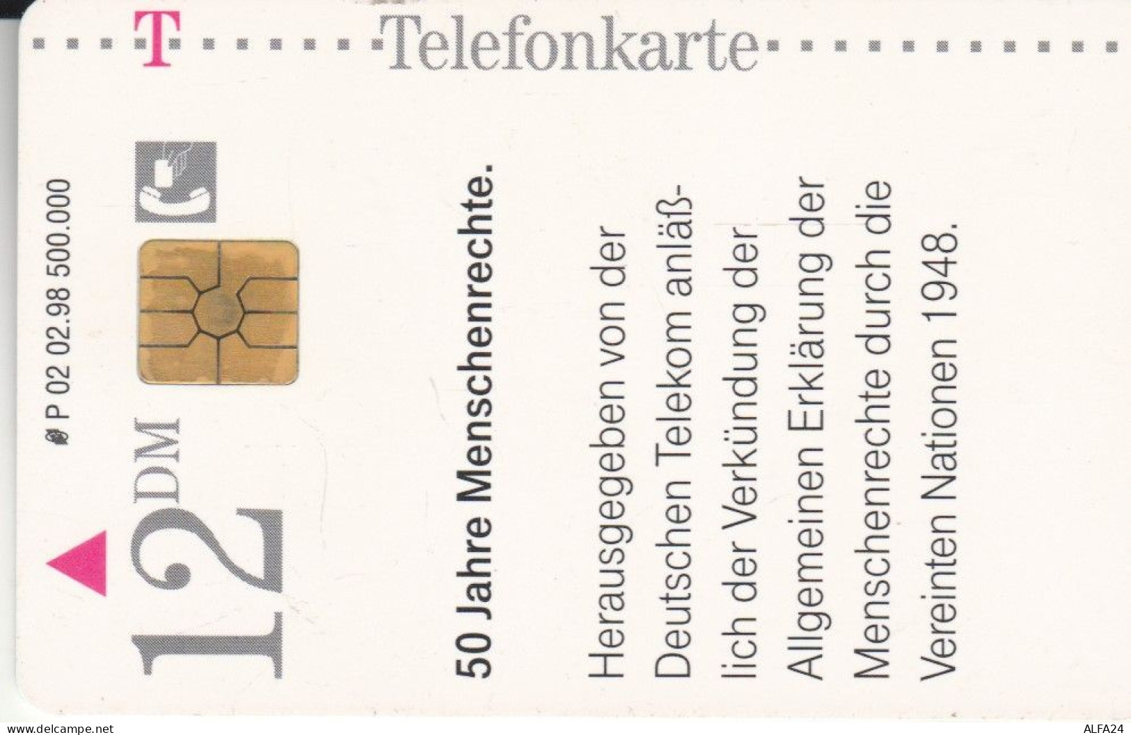 PHONE CARD GERMANIA SERIE P (CK6474 - P & PD-Series: Schalterkarten Der Dt. Telekom