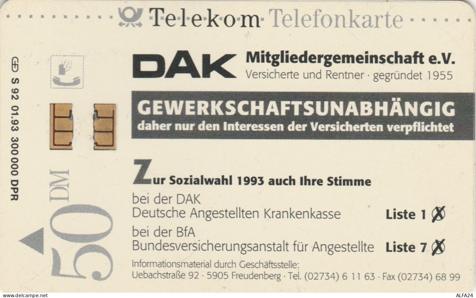 PHONE CARD GERMANIA SERIE S (CK6472 - S-Series : Tills With Third Part Ads