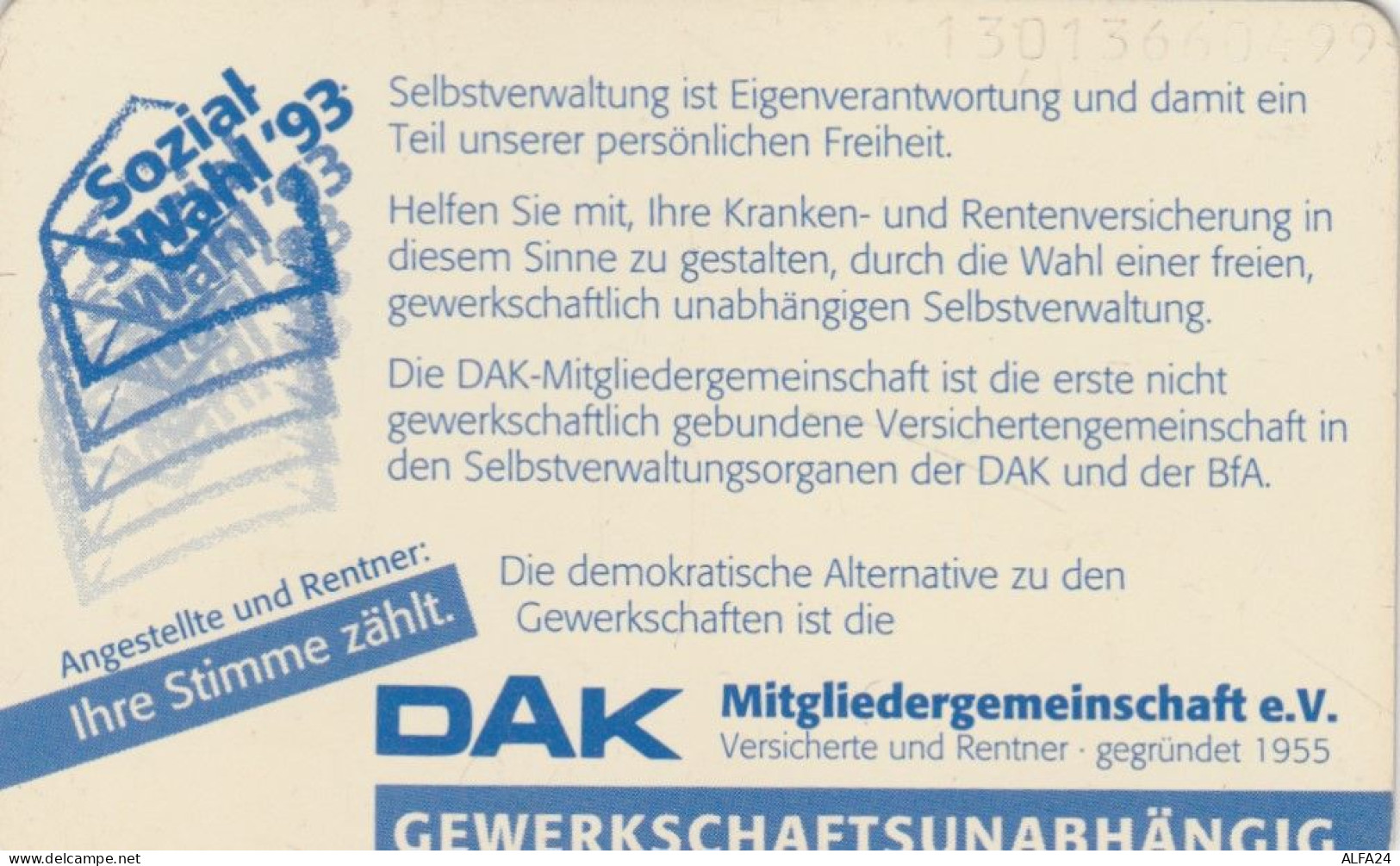 PHONE CARD GERMANIA SERIE S (CK6472 - S-Reeksen : Loketten Met Reclame Van Derden