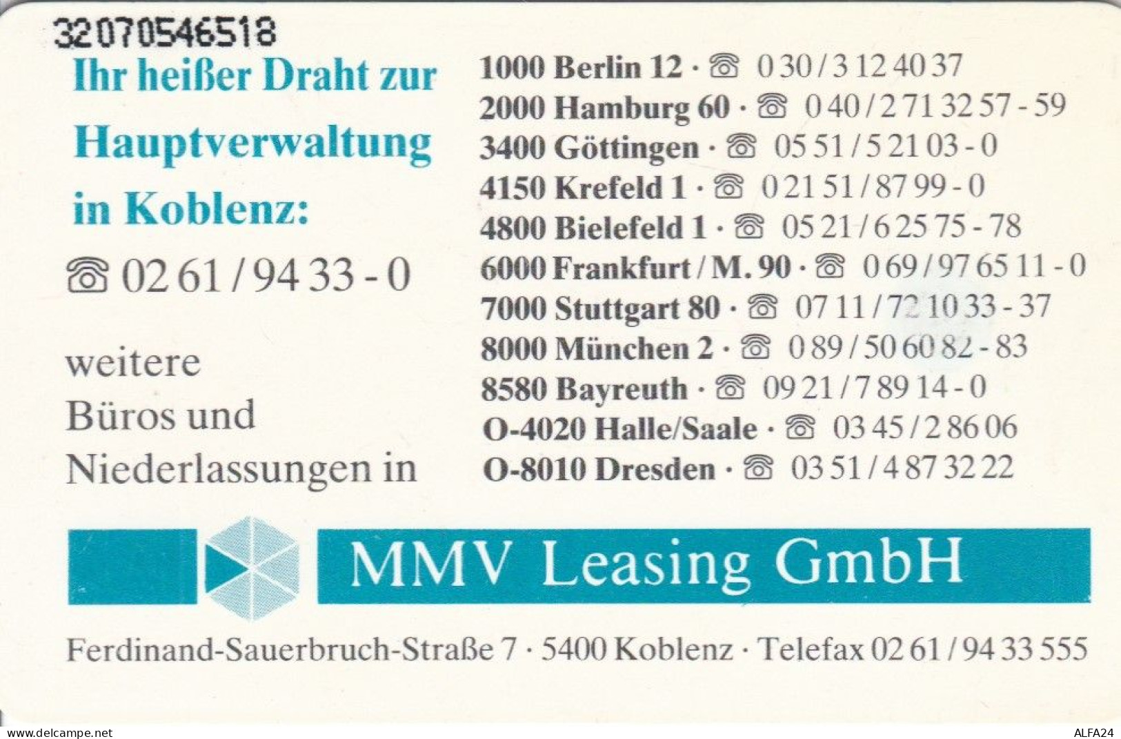 PHONE CARD GERMANIA SERIE S (CK6447 - S-Series : Tills With Third Part Ads