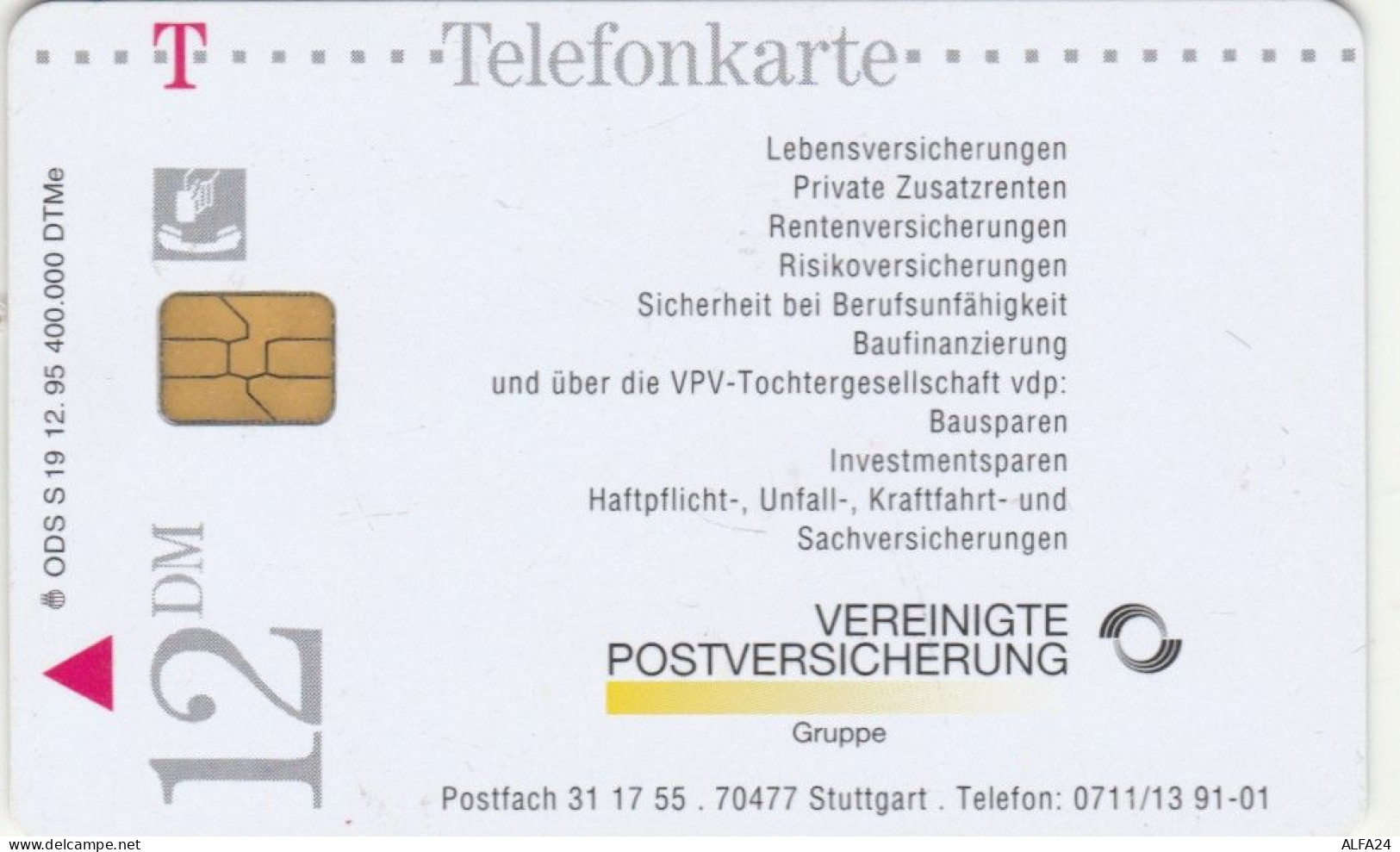 PHONE CARD GERMANIA SERIE S (CK6444 - S-Series: Schalterserie Mit Fremdfirmenreklame